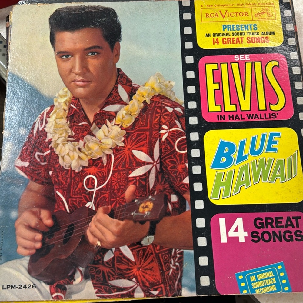Elvis vinyl record